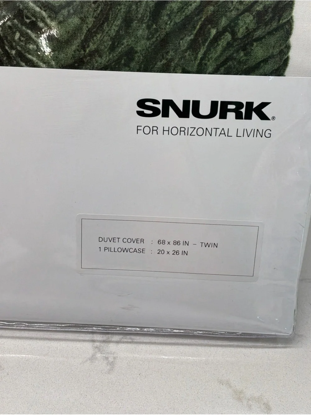 SNURK Dinosaur Duvet Twin Cover Set Pillowcase Organic Cotton Portugal